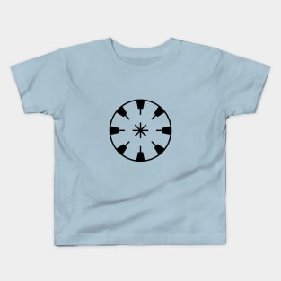 CIRCULO CON ASTERISCO DENTRO Kids T-Shirt